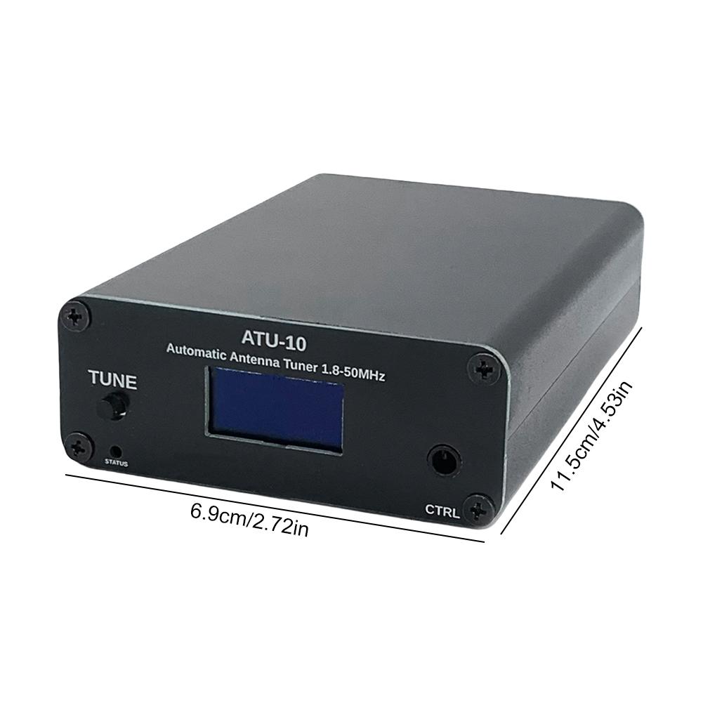 ATU-10 ATU10 QRP Antenna Tuner 1.8-50MHz Automatic Antenna Tuner 0.91 Inch OLED Display