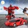 New 2-in-1 Transformable Robot Car One-key Deformation Remote Control Deformation Car Electric RC Car Gift