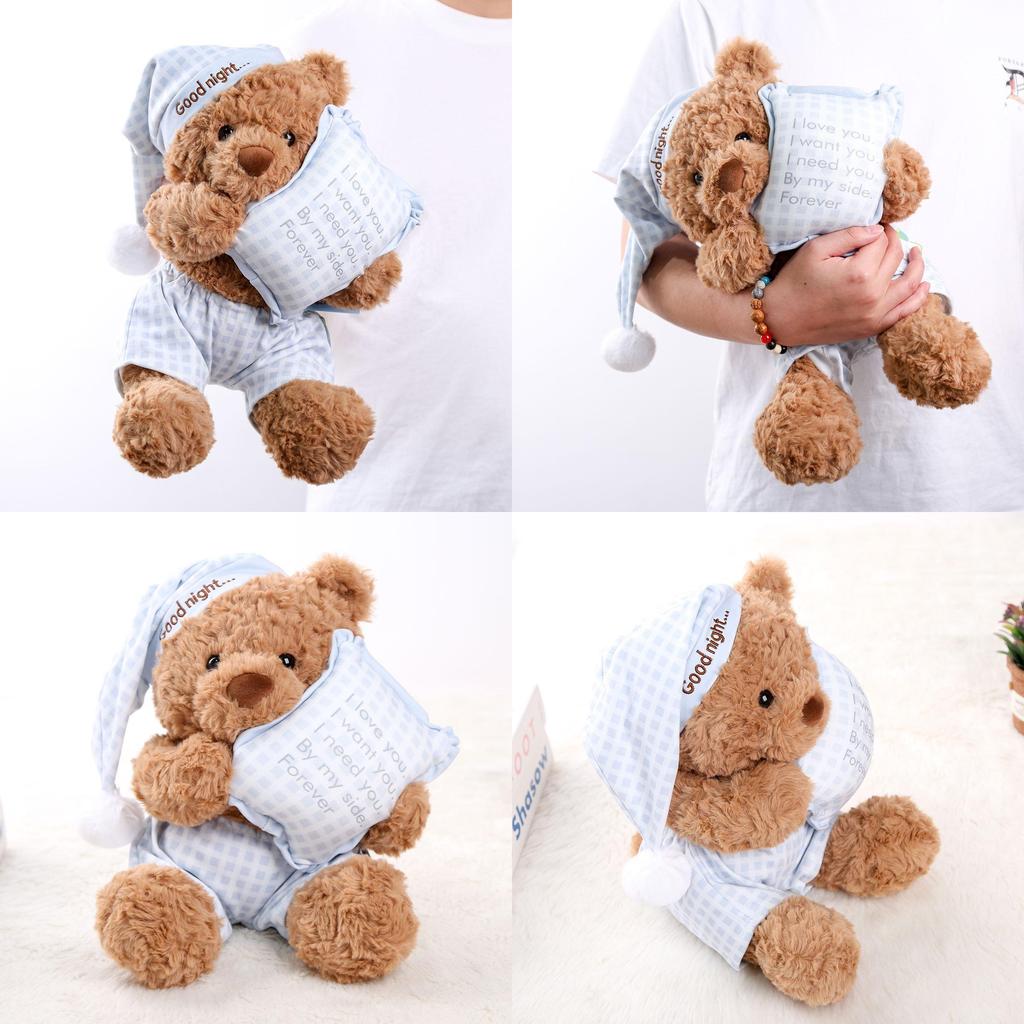 Plush Teddy Bear Sleepwear Costume Soft Toy For Kids Gift