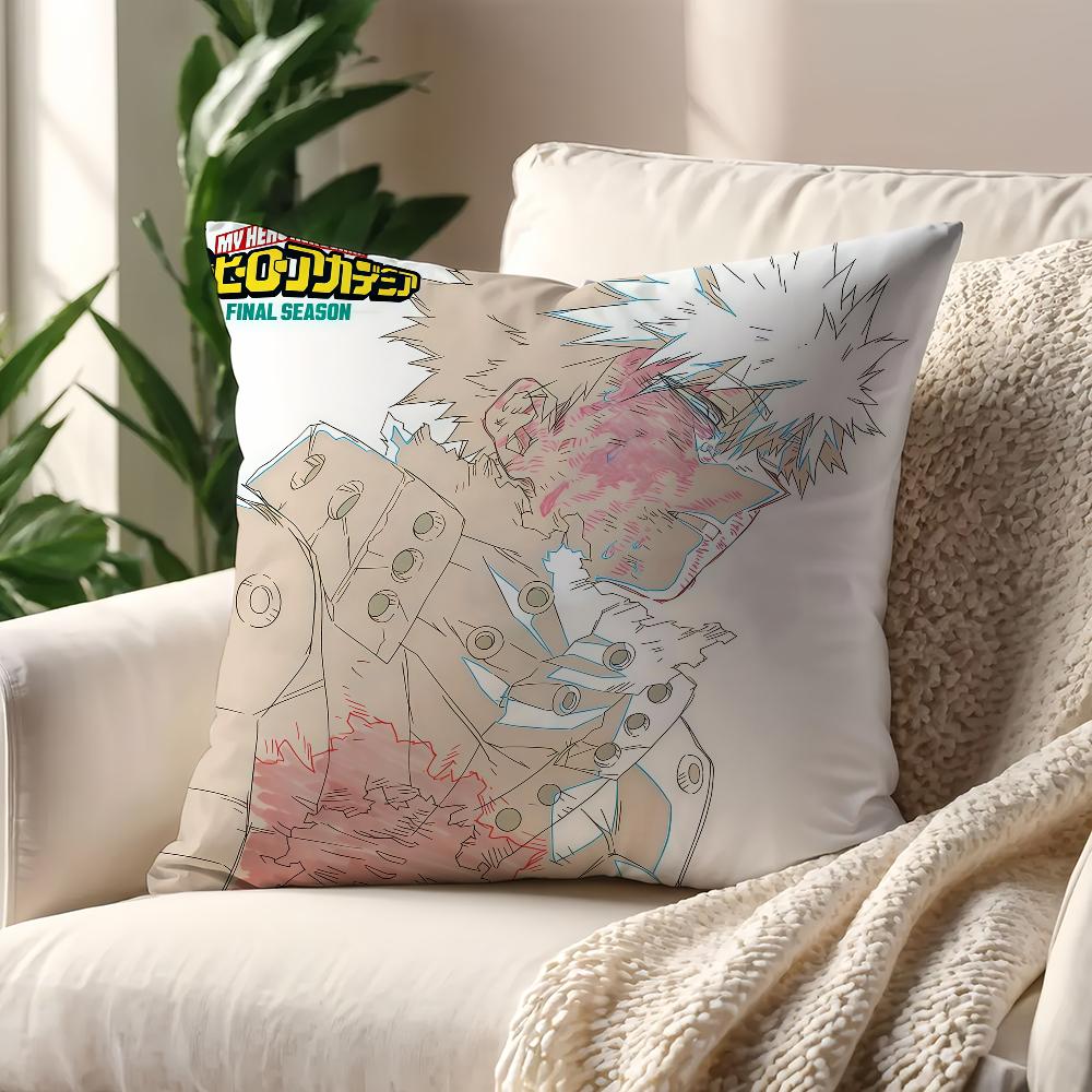 Katsuki Bakugo My Hero cushion cover For Pillow Sofa Printing Decoration Room Home Office Coffee Shop Car Nordic Simplicity