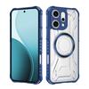 KEYSION Transparent Magnetic Case for OPPO Reno14 Pro 5G Soft Silicone+PC Heavy Duty Shockproof Phone Cover for OPPO Reno 14 Pro