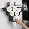 Wall-Mounted Sheep Tissue Holder - Creative Toilet Paper Storage Rack for Living Room and Bathroom