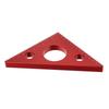 Aluminum Alloy Right Angle Ruler DIY Woodworking Triangle Ruler Measuring Gauging Tool