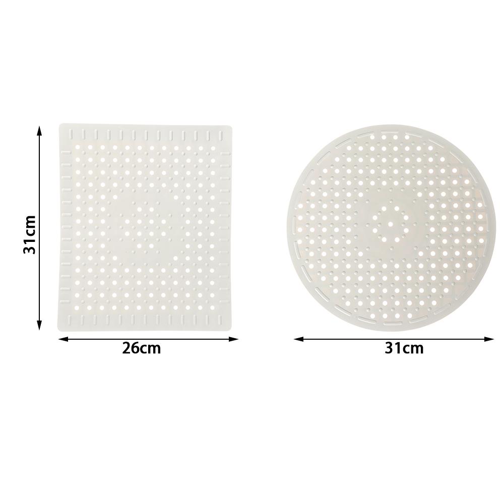 Quick Drain Sink Mat Non Slip Soft Rubber Tabletop Heat Insulation Protector Pads Kitchen Tableware Bathroom Quick Drying Mats