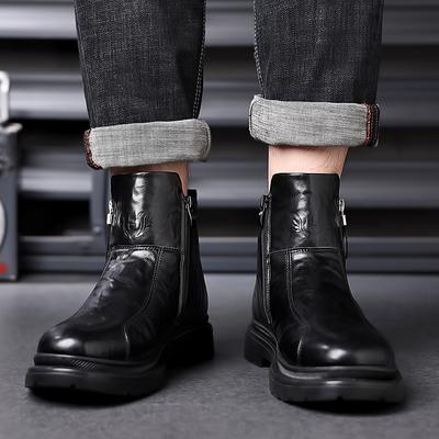 Herren Qualität Klassischer Retro Stil Chelsea Boots Business Dating Soziales Büro Formelle Stiefel Rutschfest Komfort Britischer Stil Stiefel