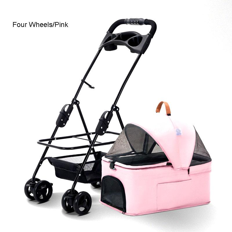 

Маленькая тележка для собак среднего размера, легкая складная транспортная тележка для прогулок с кошкой, автомобильное сиденье для собак, двойное назначение, садовая тележка, аксессуары для домашних животных