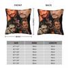 Pillow Case Printing Johnny Hallyday Rock Star Polyester Pillow Cover Vintage Cushion Cover Pillowcases For Sofa Home Decoration