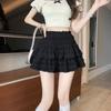 High Waist Ballet-Style Puff A-Line Midi Skirt - Slimming Spring Outfit for Women