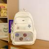 Transparent Badge Pain Bag New Large Capacity Student School Bag Soft Girl Backpack Women Backpack