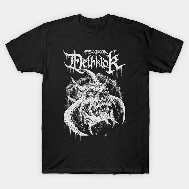 Редкий! Футболка Dethklok Череп Рок-музыка Черная S-5XL SG637 S разноцветный