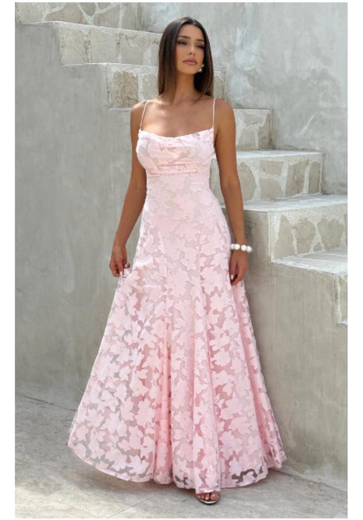Europäischer und Amerikanischer Stil 2026 Frühling Rückenfreies Abendkleid mit Spaghettiträgern