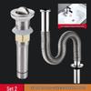 GLBO 304 Stainless Steel Flip Drainer Kit