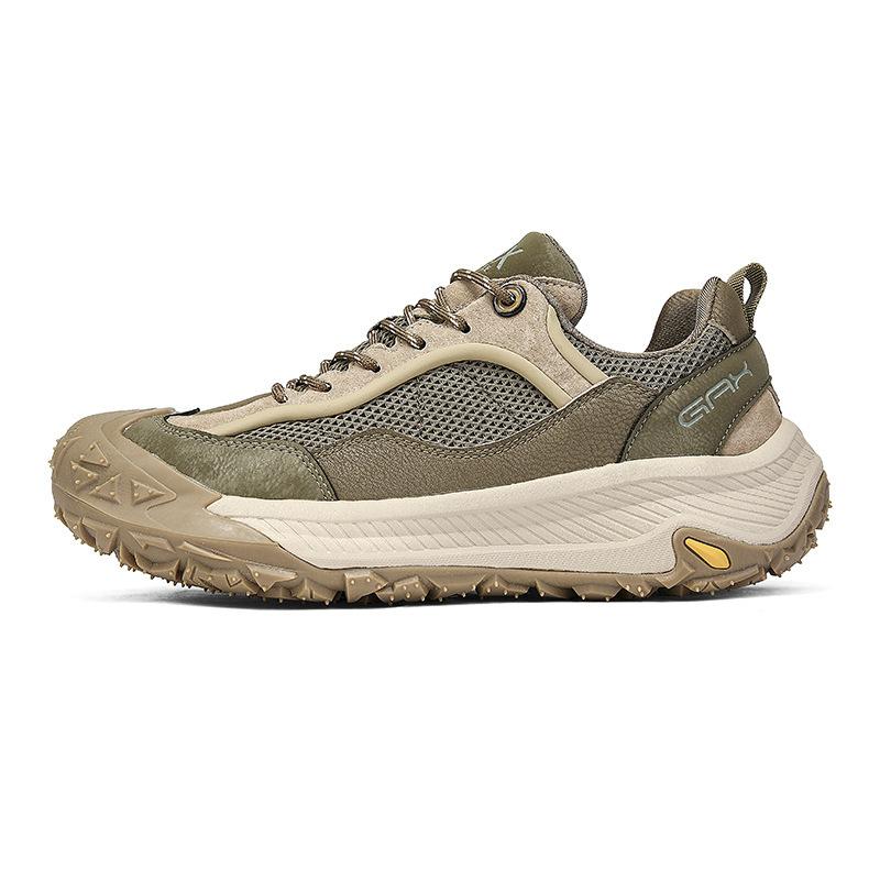 Casual Outdoor Mountaineering Sports Shoes Men's Summer Breathable Anti-collision Non-slip Off-road Shock-absorbing Running Shoes Hiking Shoes