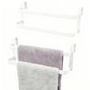 Over The Door Hanger Metal Construction Rustproof Towel Holder For Small Spaces Kitchen Bathroom Bedroom Storage