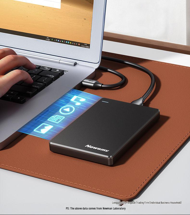 1TB & 2TB High-Speed Mobile Hard Drive with Encryption for PC and Phone.