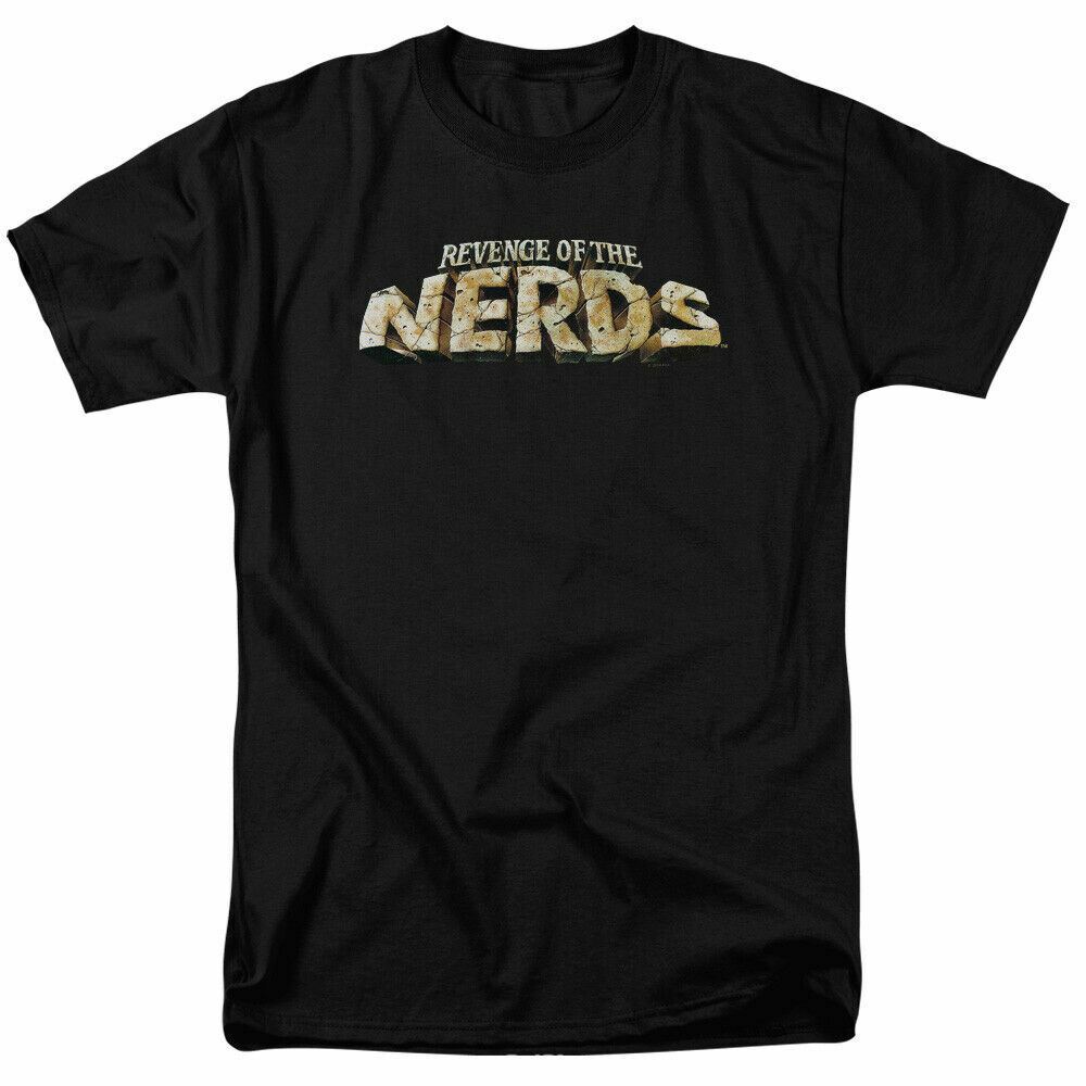 Revenge of the Nerds Logo T Shirt Mens Licensed 80s Movie Tee Booger Lewis Black S