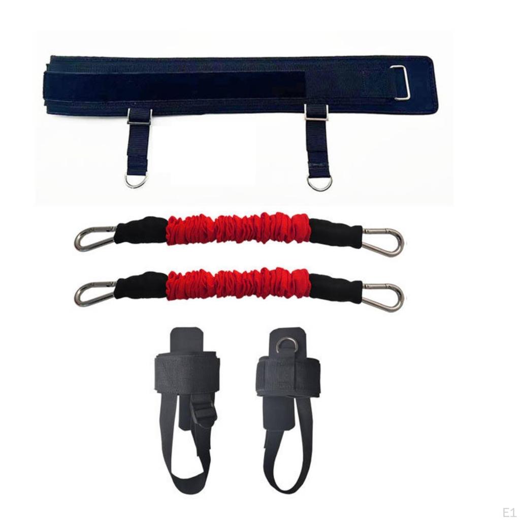 Jump with Resistance Bands Adjustable Spring Leg Straps Elastic for