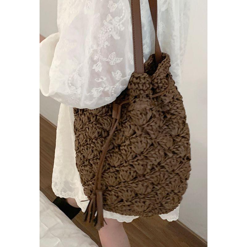 

Этнический стиль Мори стиль Универсальная большая вместимость Плетеная сумка из соломы