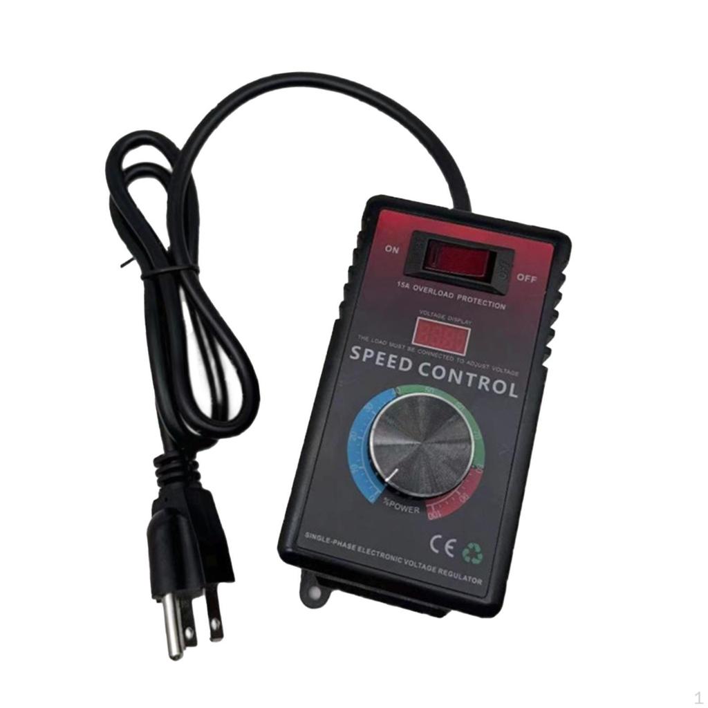 Adjustable Fan Speed Controller Adjuster Electronic Control Motor Regulator