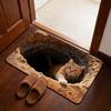 3D Flat Optical Illusion Doormat Non-slip Abrasion-resistant Bathroom Carpet Water-absorbing Durable Bedroom Door Rug Home
