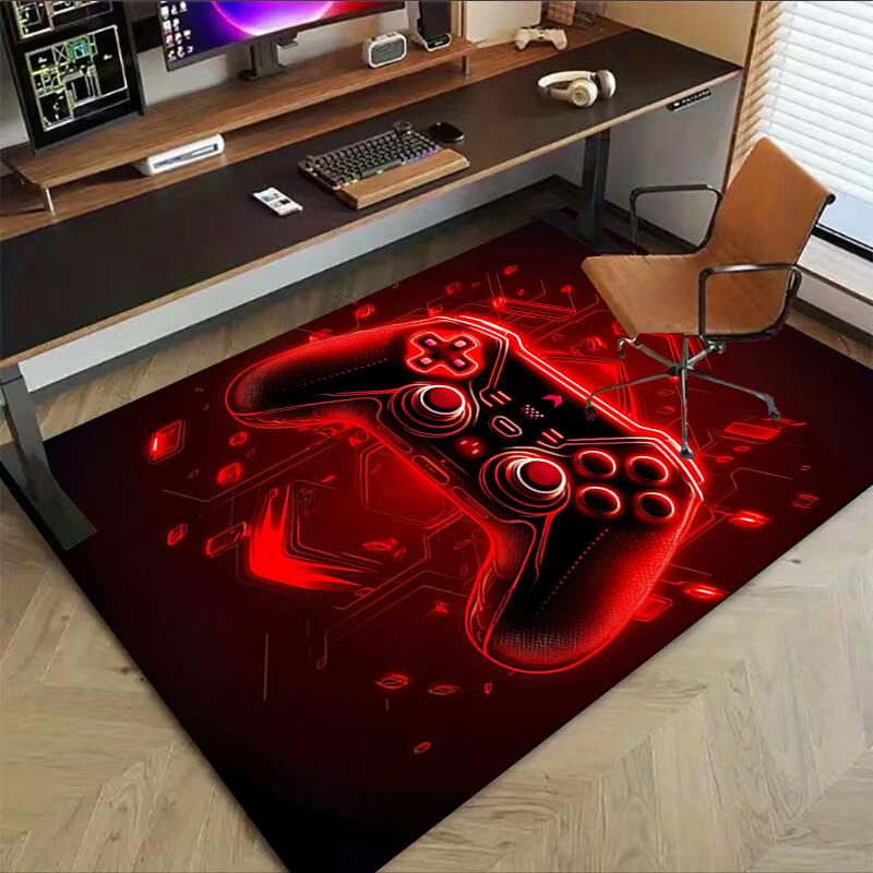 1PC Gamepad Controller Extra Large Non Slip Floor carpet, Office, family, bedroom, Studio Large Area Rug Indoor Rugs