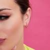 Gold Hoop Earrings 15mm 333