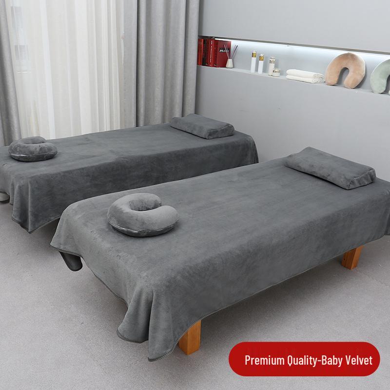 Winter Massage Beauty Salon Milk Velvet Bed Sheet