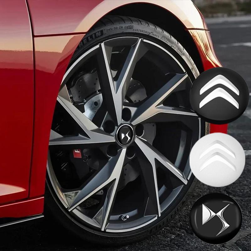 For Citroen C4 C3 Xsara C-Elysee C5 C1 DS DS3 DS5 DS4 Picasso 56/60MM Car Wheel Center Hub Caps Sticker Badge Tire Rim Covers anf123