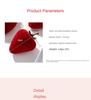 Strawberry Love Velvet Jewelry Boxes Ring Storage Box Valentine Day Gift Ring Earring Jewelry Box Packaging Gift