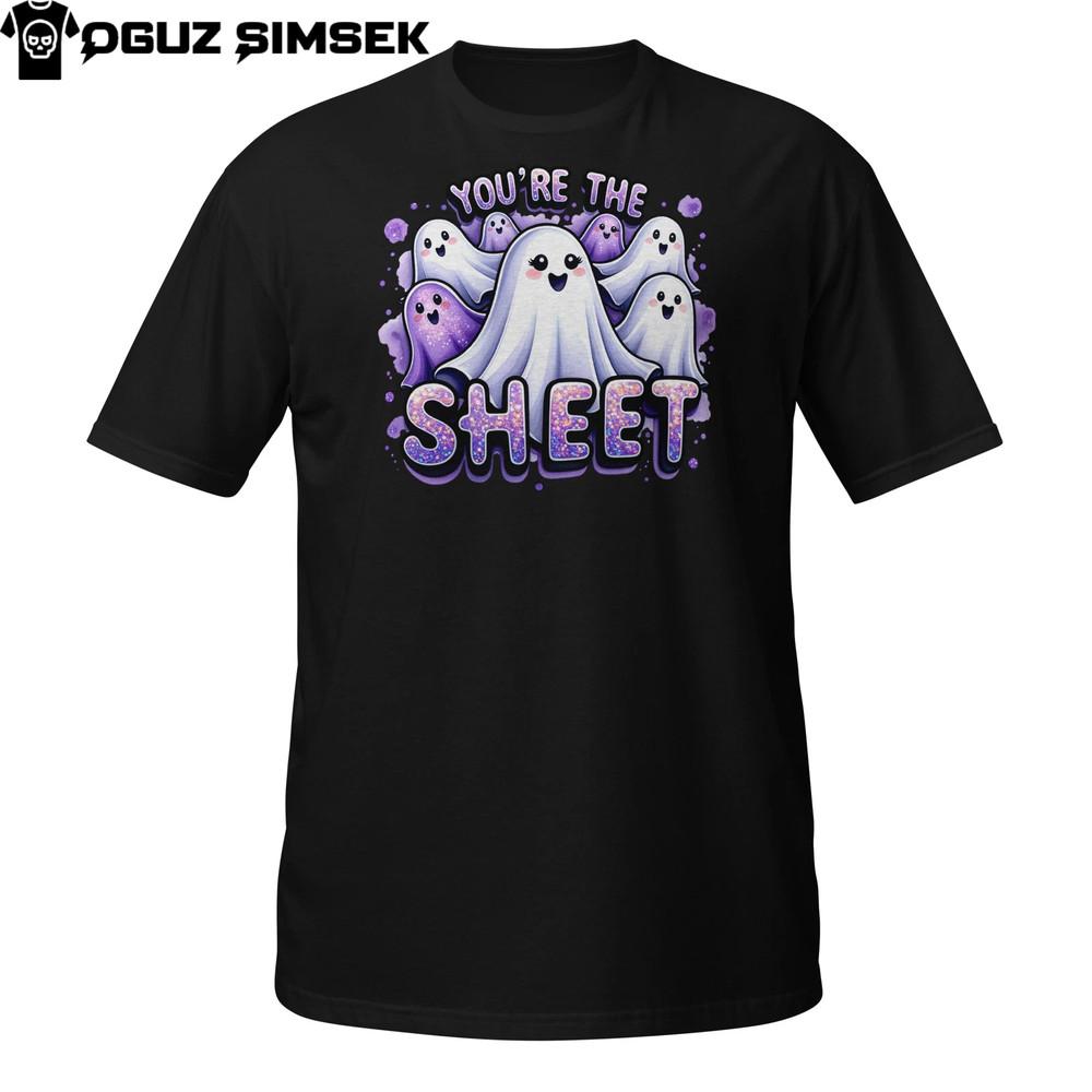 

You’re the Sheet Ghost T-Shirt | Funny Cute Halloween Spirit Pun Graphic Tee L