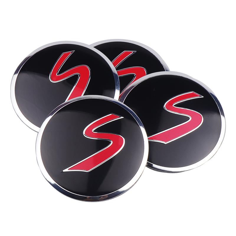 4Pcs 56/60mm Car Wheel Tire Hub Center Cap Cover Auto Accessories For MINI Cooper S JCW WORKS R55 R56 F55 F56 R57 R58 R59 R60