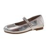 Comfortable and Versatile Light Mouth Word with Soft Sole Mary Jane Shoes Women's 25 Summer French Small Fragrant Retro Round Head Single Shoes