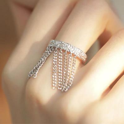 Anello con nappa per donna, trendy, minimalista, creativo, festa di nozze, sposa, gioielli, accessori, regali