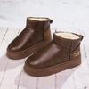 Fashion New Winter Fashion Thick-soled Snow Boots Flat-soled Plus Velvet Cuff Cotton Shoes Comfortable Mid-calf Casual Women's Boots