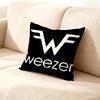 Rock Band W-Weezer Pillow Case For Sofa Decor Car Office Room Printing Cushion Cover Decorations and Protector