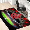 Football Stadium Club Badge Print Area Rug Non‑Slip Floor Mat Living Room Bedroom Fan Decor