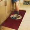 Vintage Rooster Farm Non-Slip Rug, Machine Washable Floor Mat for Kitchen Laundry Room Hallway Home Decor