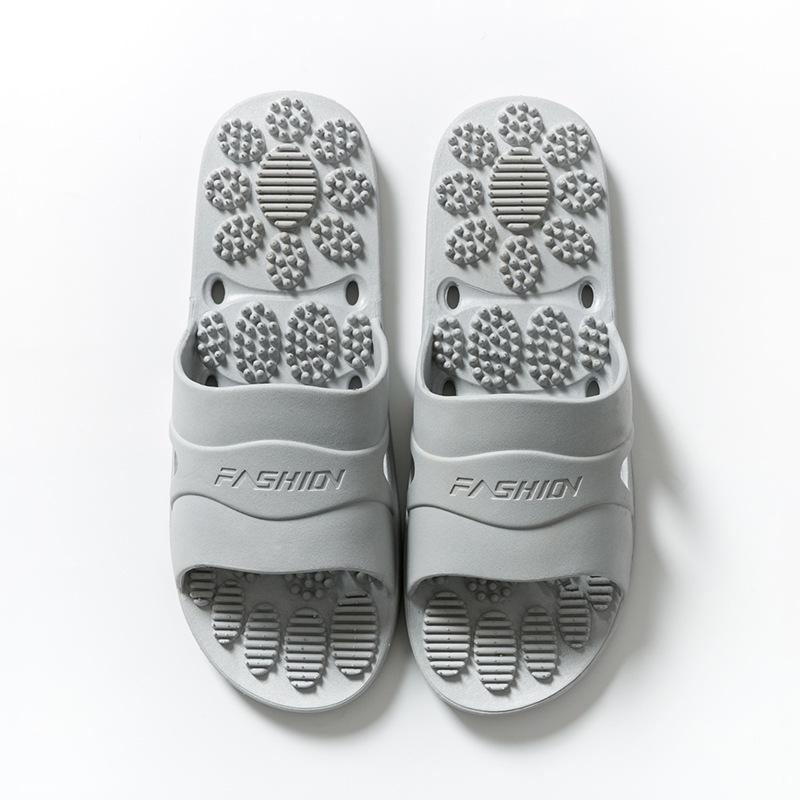 

Нескользящие быстросохнущие тапочки для ванной - Унисекс, на толстой подошве, с влагозащитным, полым дизайном и массажным комфортом 44-45 (fits 43-44)