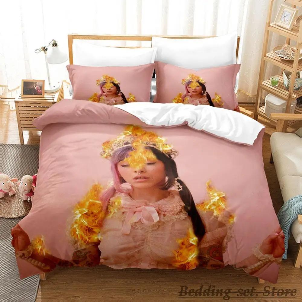 Sexy Singer Melanie Martinez Bedding Collection Single Twin Full Queen King Size Bed Collection Aldult Kid Bedroom Duvetcover Collections