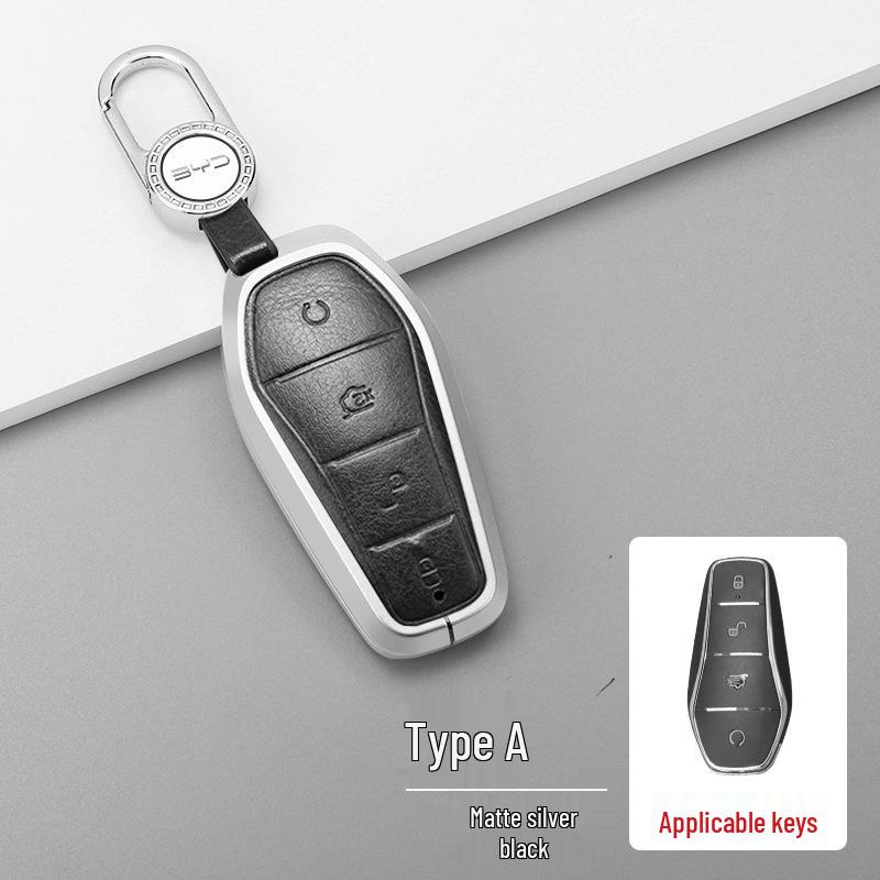 Full Coverage Key Case for BYD Models: Song, QinPLUS/dmi, Dolphin, e2, Tang, Han EV, e3, and Destroyer 05.