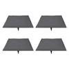 Stepping Stone with Ground Stakes Polypropylene Resin Weatherproof Garden Decor Stepping Stone for Lawn Outdoor