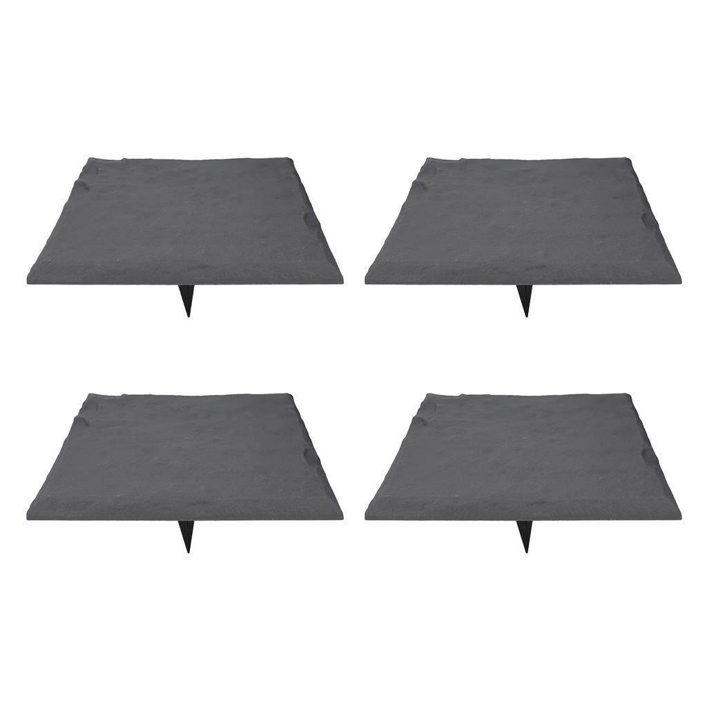 Stepping Stone with Ground Stakes Polypropylene Resin Weatherproof Garden Decor Stepping Stone for Lawn Outdoor
