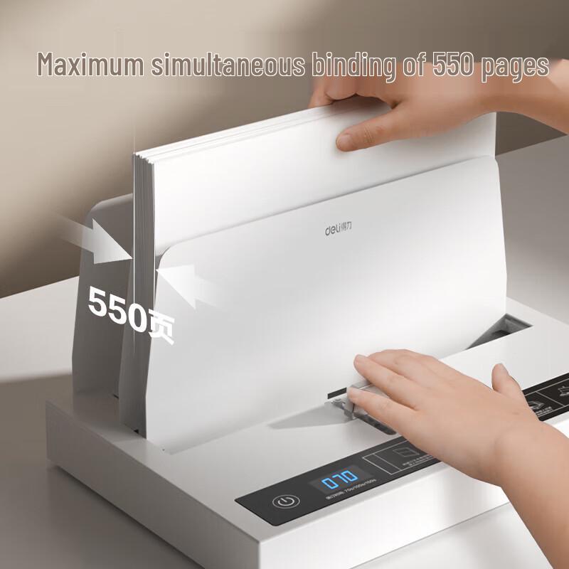 Deli A4 Manual Thermal Binding Machine CN plug (adapter included)