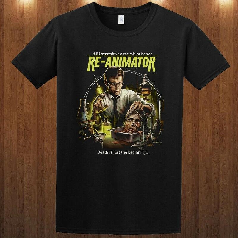 ReAnimator classic cult zombie movie DTG Premium cotton TShirt tees
