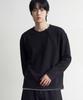 Awodeijeu Layered Stripe Henley Neck Long Sleeve [Black]