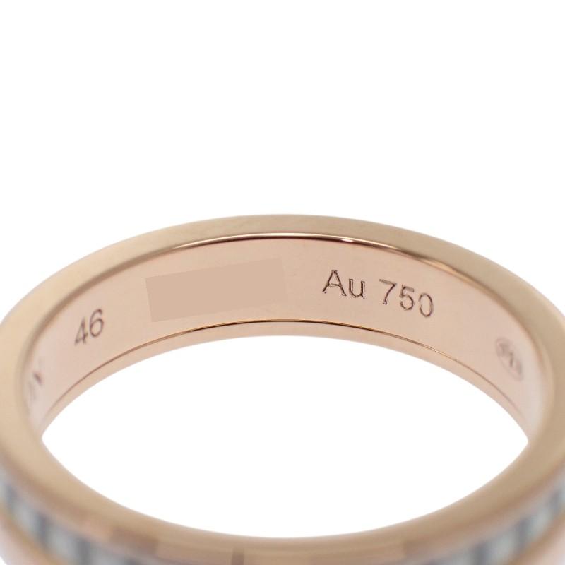 Boucheron JAL00238 #6(JP Size) Ring Gold/white K18 Pink Gold/ceramic Women