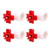 10PCS Chicken Waterer Nipples with Tee Fittings Gaskets Tape for Automatic Chicken Watering System