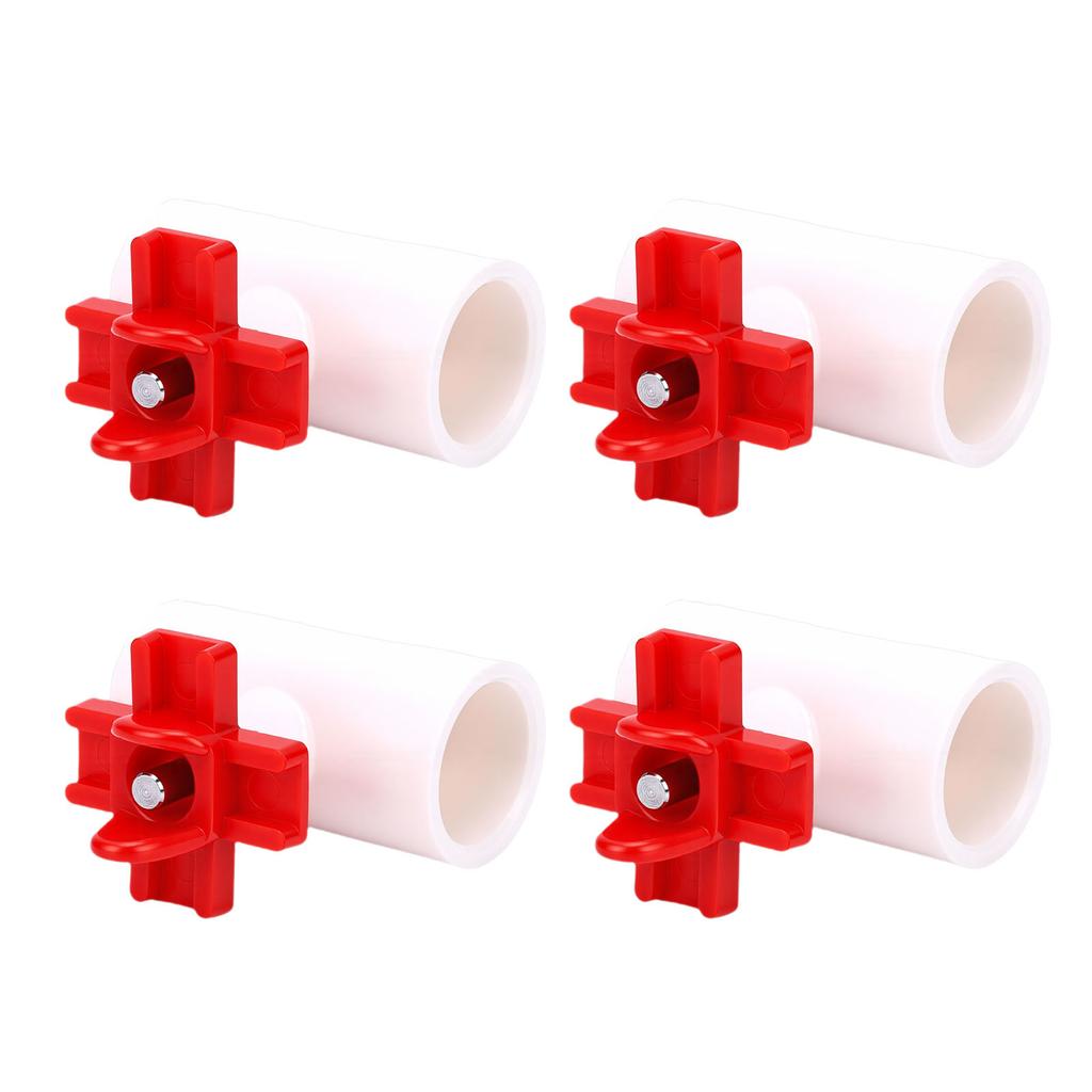 10PCS Chicken Waterer Nipples with Tee Fittings Gaskets Tape for Automatic Chicken Watering System
