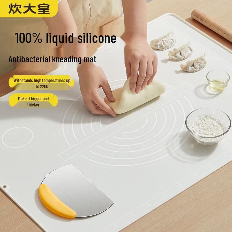 Антибактериальный силиконовый коврик для замешивания теста Chui Da Huang пищевого качества
