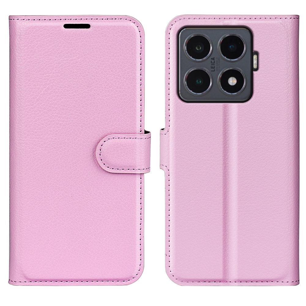 For Xiaomi 15T Pro Case Litchi Texture Shockproof Leather Wallet Phone Cover
